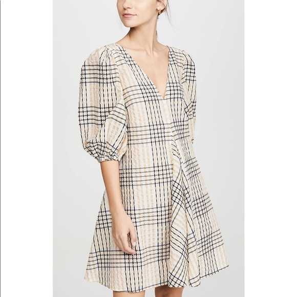 Ganni Dresses & Skirts - GANNI Seersucker Check Dress